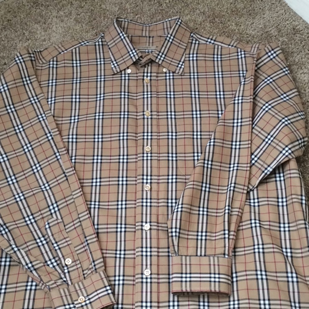 Men’s Burberry Button Down Shirt